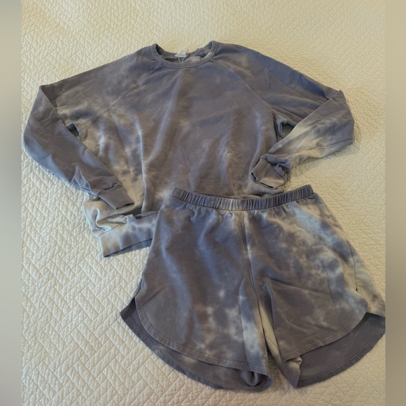 Project Social T Tie Dye Top and Shorts - Picture 1 of 7